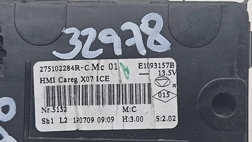 275102284R Mando Climatizador para DACIA SANDERO II Ambiance 2019 2479335 - Bild 4 von 10