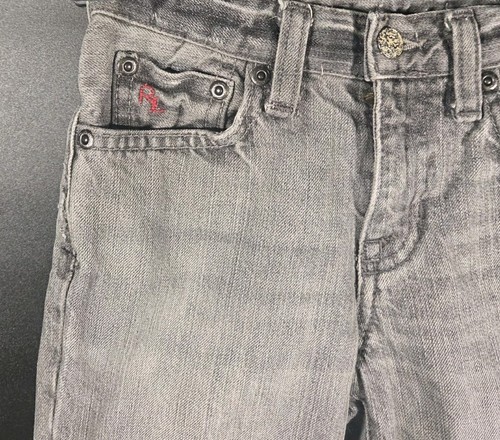 Boys Jeans Size 6 Polo Ralph Lauren Slim Fitting Dark Wash - Picture 3 of 6