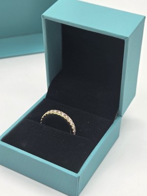 ANU CLUB 20 1.9mm .54ct Stone Moissanite Yellow Gold Womans Ring