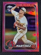 2024 Topps Chrome - Justin Martinez #159 Pink Refractor (RC) Diamondbacks