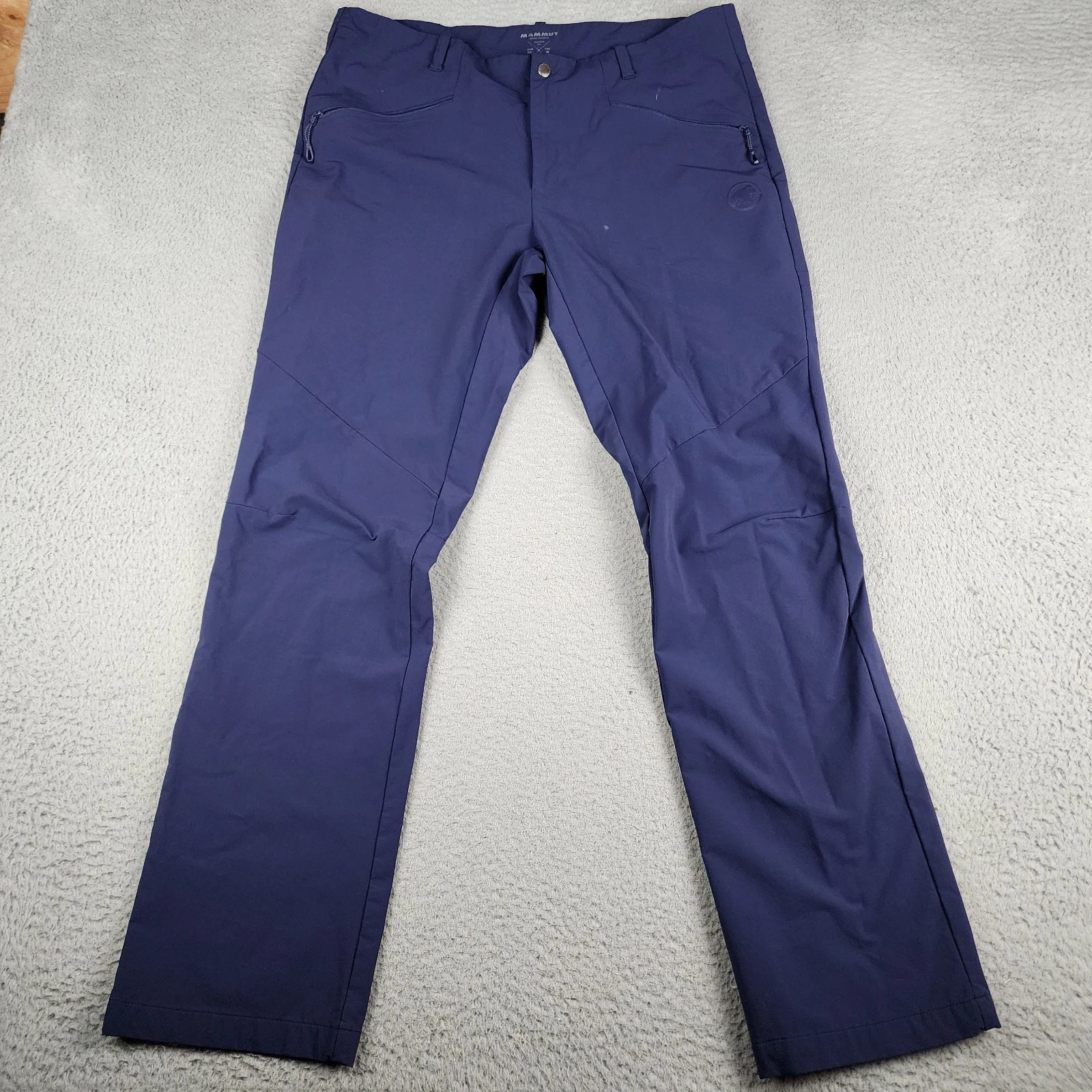 Mammut Pants Mens 38 Blue Chino Climbing Hiking Camping Fishing Outdoor