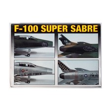 Lindberg Model Kit Battle Damaged F-100 Super Sabre SW (New)