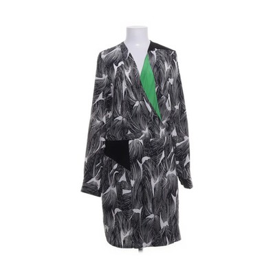 Diane von Furstenberg, Kleid, Größe: L, Schwarz/Weiß/Mehrfarbig #FUE