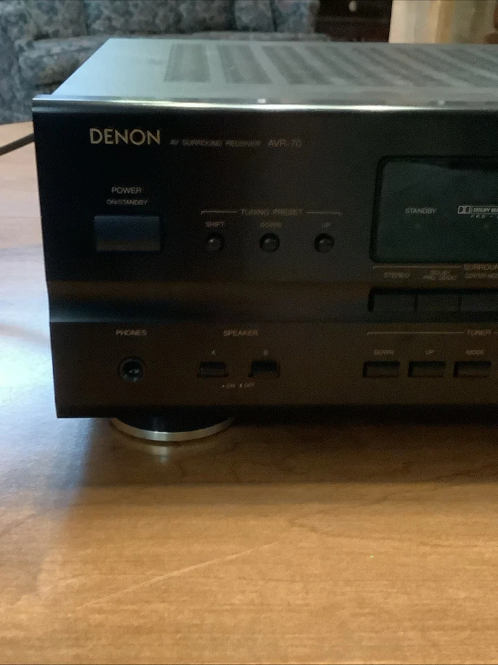 Denon AVR-70 Dolby Surround Sound Audio/Video Receiver Equipment. Tested. Works. - Image 2 of 4