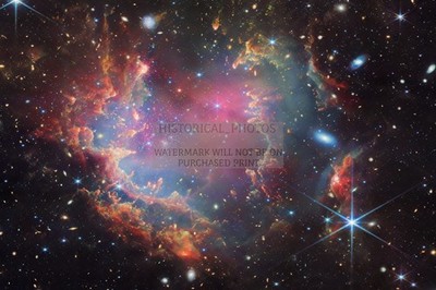 NGC 602 NEBULA WITH YOUNG BROWN DWARF CANDIDATES SMALL MAGELLANIC CLOU 4X6 PHOTO