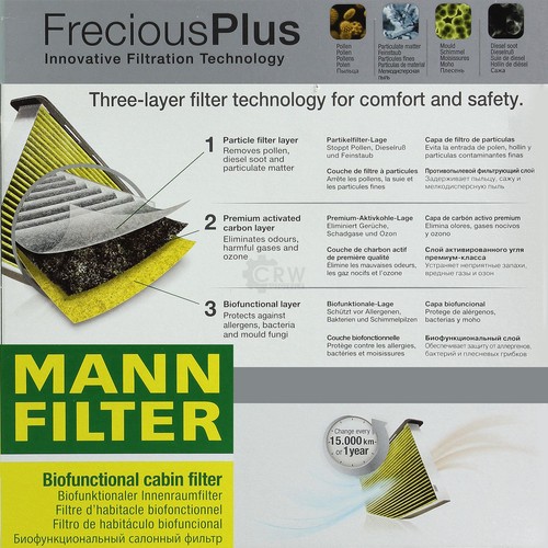 MANN-FILTER Inspección Set Para Renault Latitude 2.0 16V ECO2 FlexFuel - Imagen 7 de 12