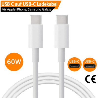 USB-C Netzkabel 1m für MacBook Air, MacBook Pro, Lumia 950, LG G5/G6/G7, V20 V40