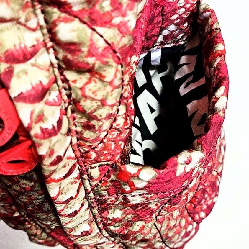 Marc By Jacobs Red Python Pattern Backpack Tote 2… - image 5