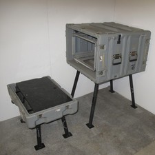 Rackmount 06U x25 Hardigg Classic Legs Luggage Wheels Seat Desk Shock Mount 19"