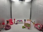 Vtg Y2K Barbie & More Furniture & Accessories Lot Bundle