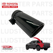 2022-2026 Toyota Tundra 2024-2026 Tacoma Black Chrome Exhaust Tip Genuine Oem