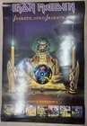 IRON MAIDEN PROMO TOUR POSTER  RARE 1988 Seventh Son Of A 36x24 Crystal Ball