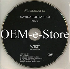 2006 2007 2008 2009 Subaru Tribeca B9 Outback Legacy GPS Navigation DVD West Map