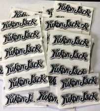 Lot Of 50 Yukon Jack Whisky Distillery Liquor Logo Patch Whiskey Stick On