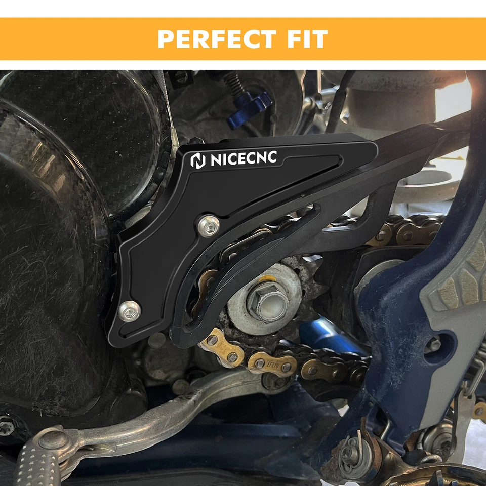 Protector de piñón delantero CNC para gas gas EC250 EC300 2021 2022 2023 negro Foto 2 de 4