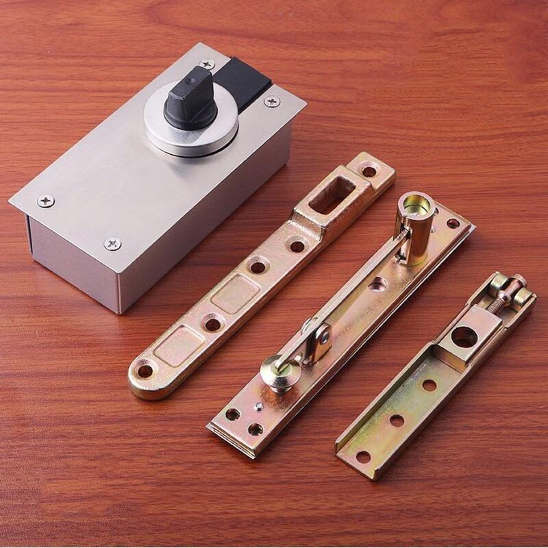 1 Set Heavy-duty Door Hinge 360 Degree Revolv Door Shaft 400KG Hinge Door Pivot