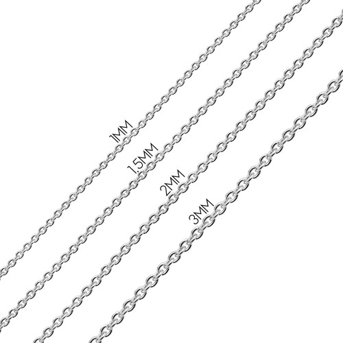 Balinese Handmade 3MM Sterling Silver Byzantine Chain Necklace 16-20 Inch - Picture 5 of 5