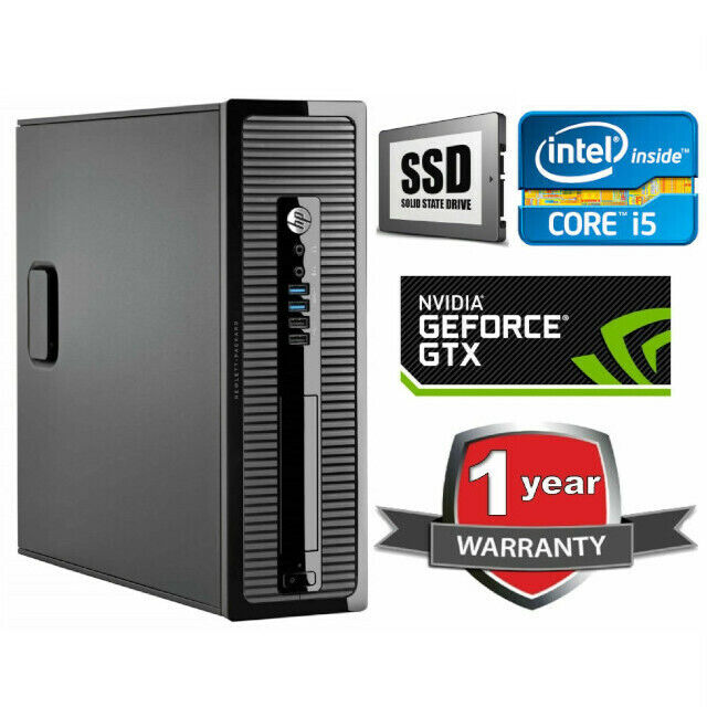 HP Refurb Gaming Desktop 800 G2 i5-6500 3.6GHz 16GB RAM 1TB SSD Nvidia GTX1650