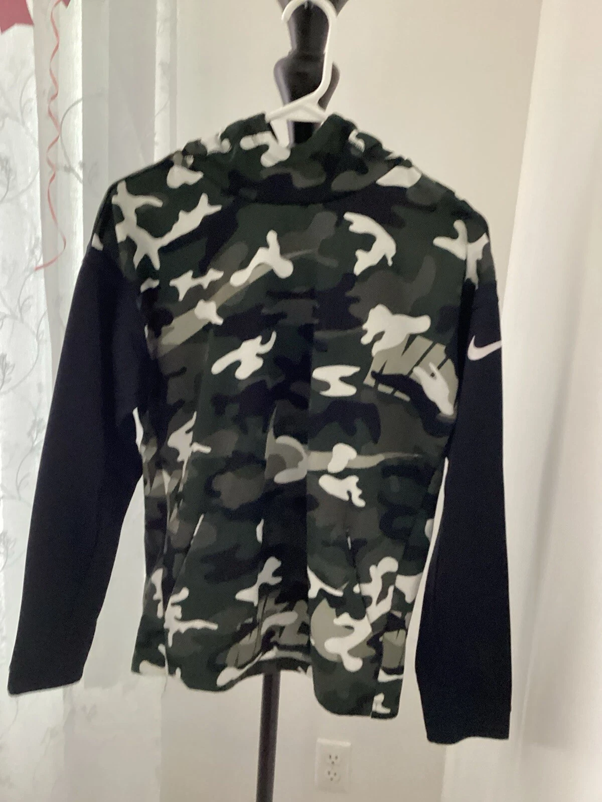 VETEMENTS Felpa con cappuccio Nike mimetica ragazzo ragazzo taglia XL