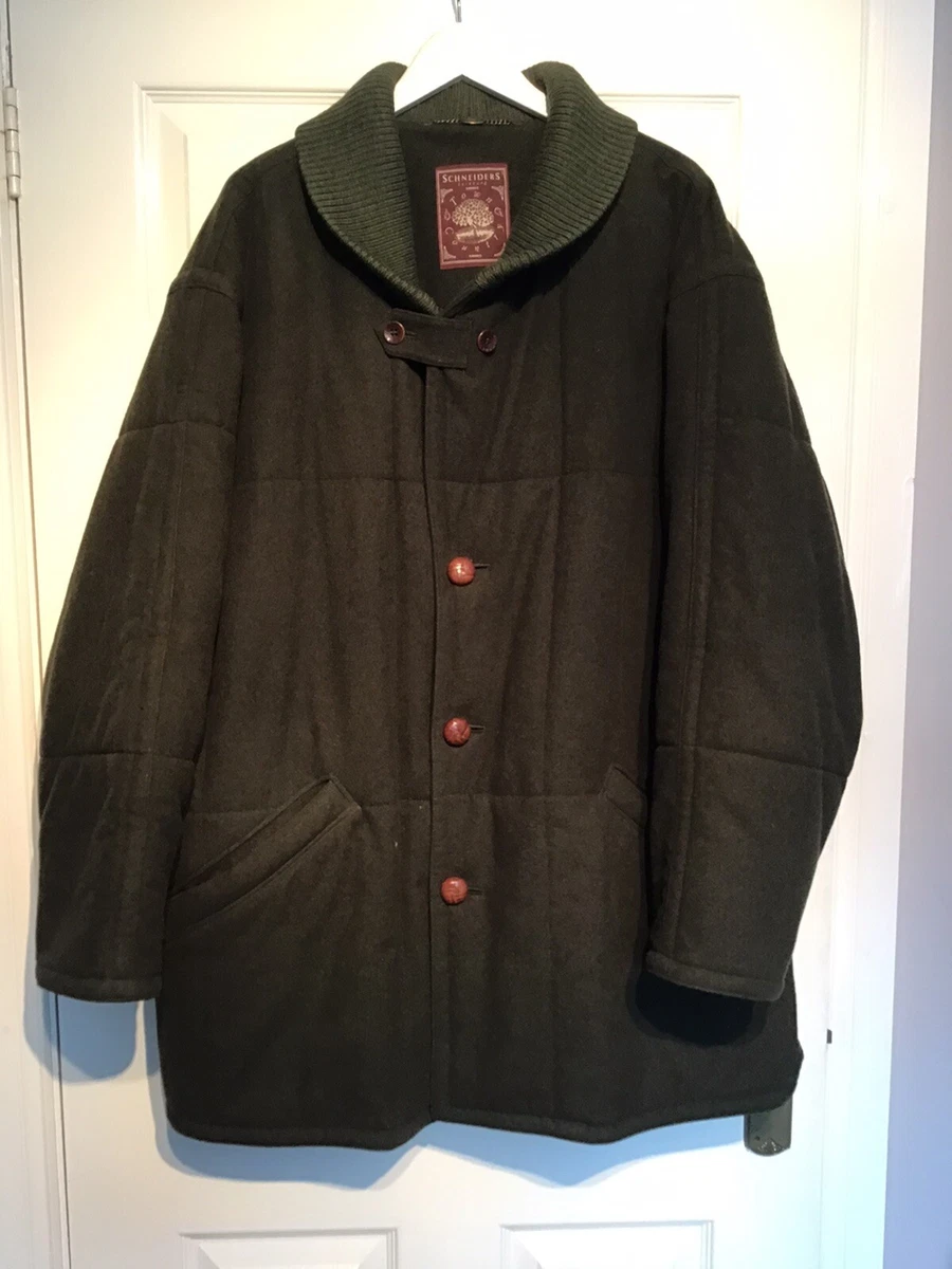 Vintage Schneider s Town and Country Cashmere Coat UK XXL