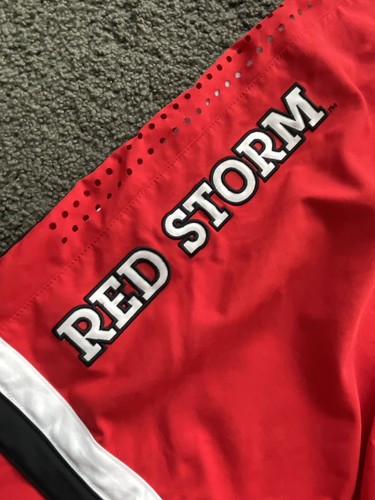 VINTAGE St. John’s Red Storm AUTHENTIC Shorts Small Red Mens Basketball NCAA - Picture 8 of 10