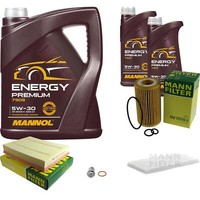 Mann Inspektionspaket 7 L Mannol Energy Premium 5W-30 FüR Mercedes Sprinter