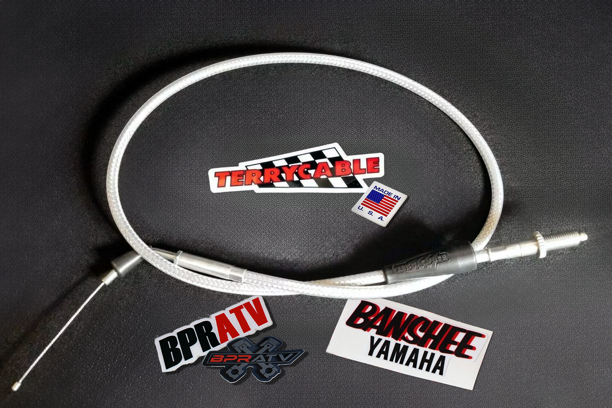 Yamaha Banshee Cub 2-1 Terry Cable Single Thumb Throttle Cable PWK Carbs  28-39mm