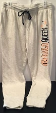 Womens M, L, or XL HalloQUEEN Halloween Queen Jogger Pants Pockets