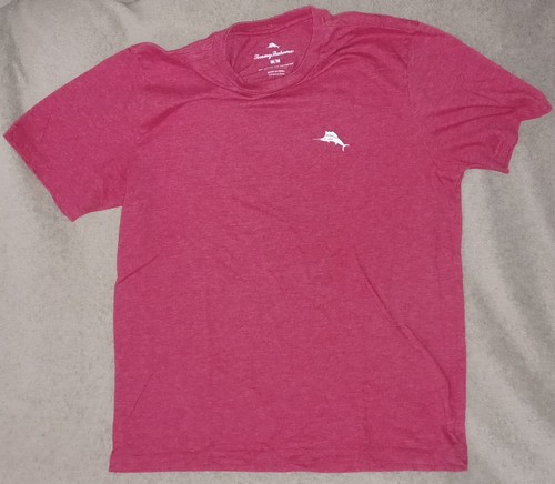 Tommy Bahama T-Shirt Five Golden Rings Cigars Medium Red Tee - Picture 2 of 4