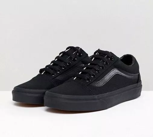 Vans Old Skool Black Black MEN S SIZE 8.5 WOMEN S 10.0