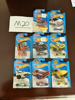 8 Hot Wheels HW City Mixed Car Lot Propper Chopper Fiat 500 Audacious Super Volt