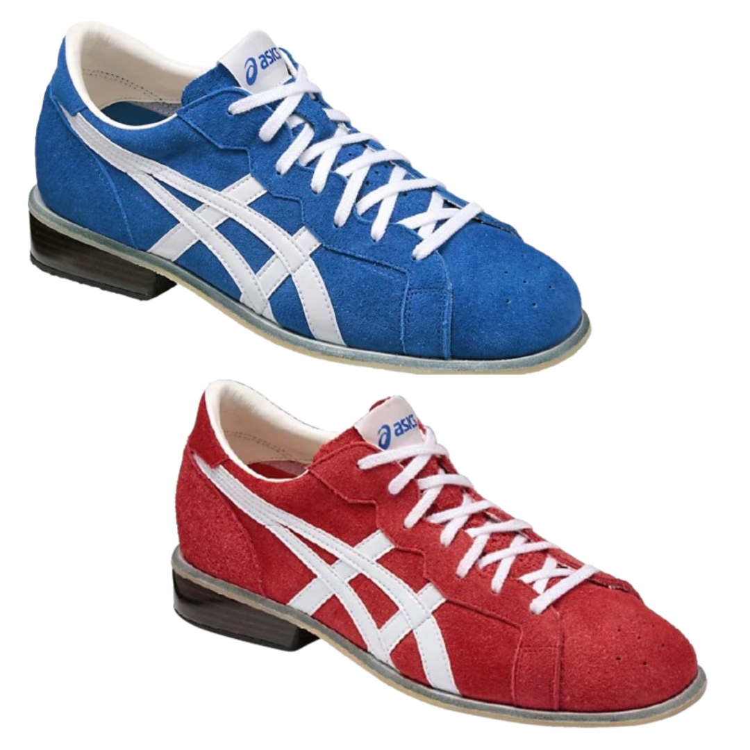ASICS Weight Lifting Shoes TOW727 width E STANDARD Red Blue ASICS Weight Lifting Shoes TOW727 width E STANDARD Red Blue