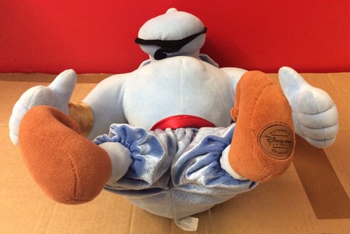 Genie Aladdin Official Disney Stamped Soft Toy Plush Original Retro Big Vtg . - Picture 8 of 9