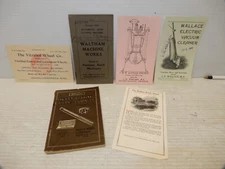 ANTIQUE ASST. BROCHURES TOOLS HIT MISS ENGINE VACUUM CA. 1910