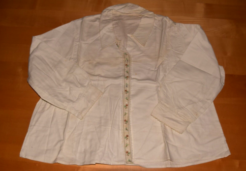 Antike Damen Bluse Hemd Leibwäsche inne angeraut Trachten vor 1945 unben. (9350) - Bild 1 von 5