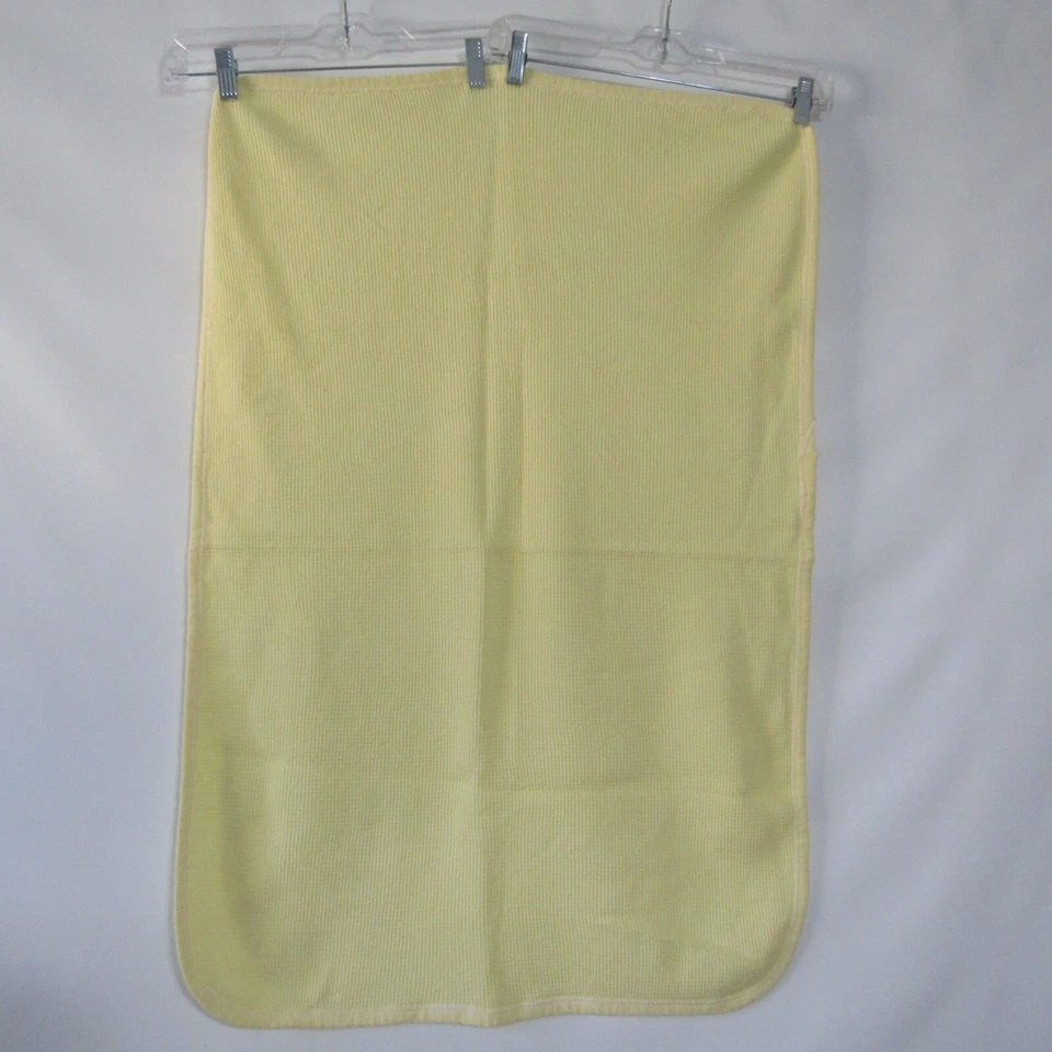 Manta térmica para cuna de bebé vintage BABY MORGAN tejido gofre ALGODÓN amarilla Foto 2 de 4