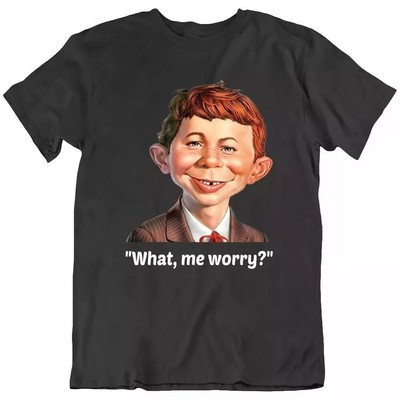 What Me Worry? Alfred E. Neuman Retro T-Shirt