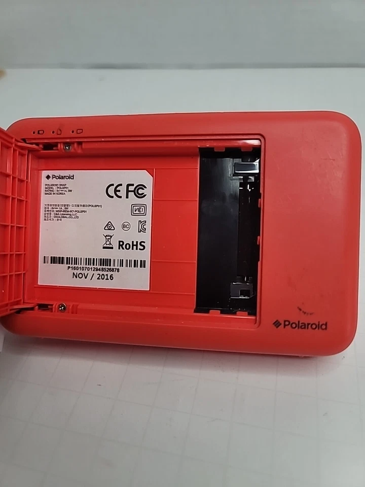 PARTS ONLY NOT TESTED Polaroid Snap Touch Instant Print 13MP Digital Camera READ - Image 4 of 4