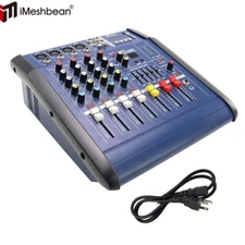 Professional Powered Mixer 4 Channel Power mixing Amplifier Amp 16DSP USB 800W
