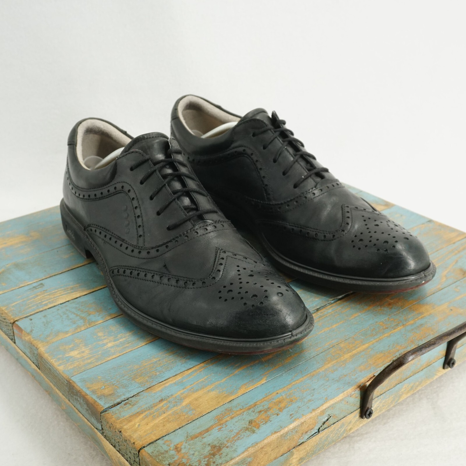 Ecco Mens Oxford Golf Shoes Wingtip 