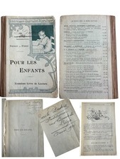 livre scolaire ancien / Pour  Les Enfants 3 Ème Livre De Lecture / Frenay