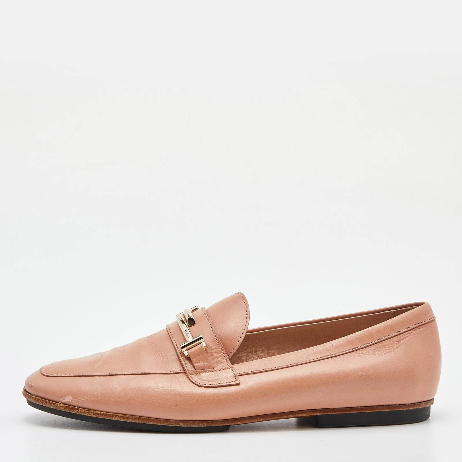 TOD’S Mocassini slip on doppia pelle Tod's Peach taglia 37 5