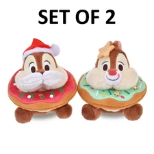 Japan Disney Store Chip & Dale Plush Keychain Disney Christmas 2025 【US STOCK】