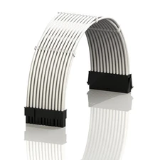 LINKUP - AVA 30cm ATX 24 Pin (20+4) Motherboard PSU Braided Sleeved Power Sup...