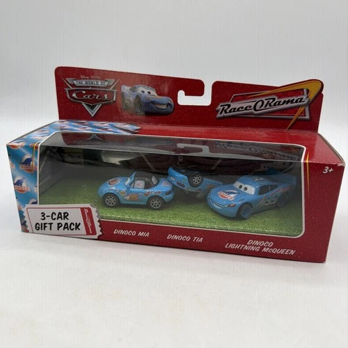 Disney Pixar Cars 3 Car Gift Pack Dinoco Mia Dinoco Tia Dinoco Lightning McQueen