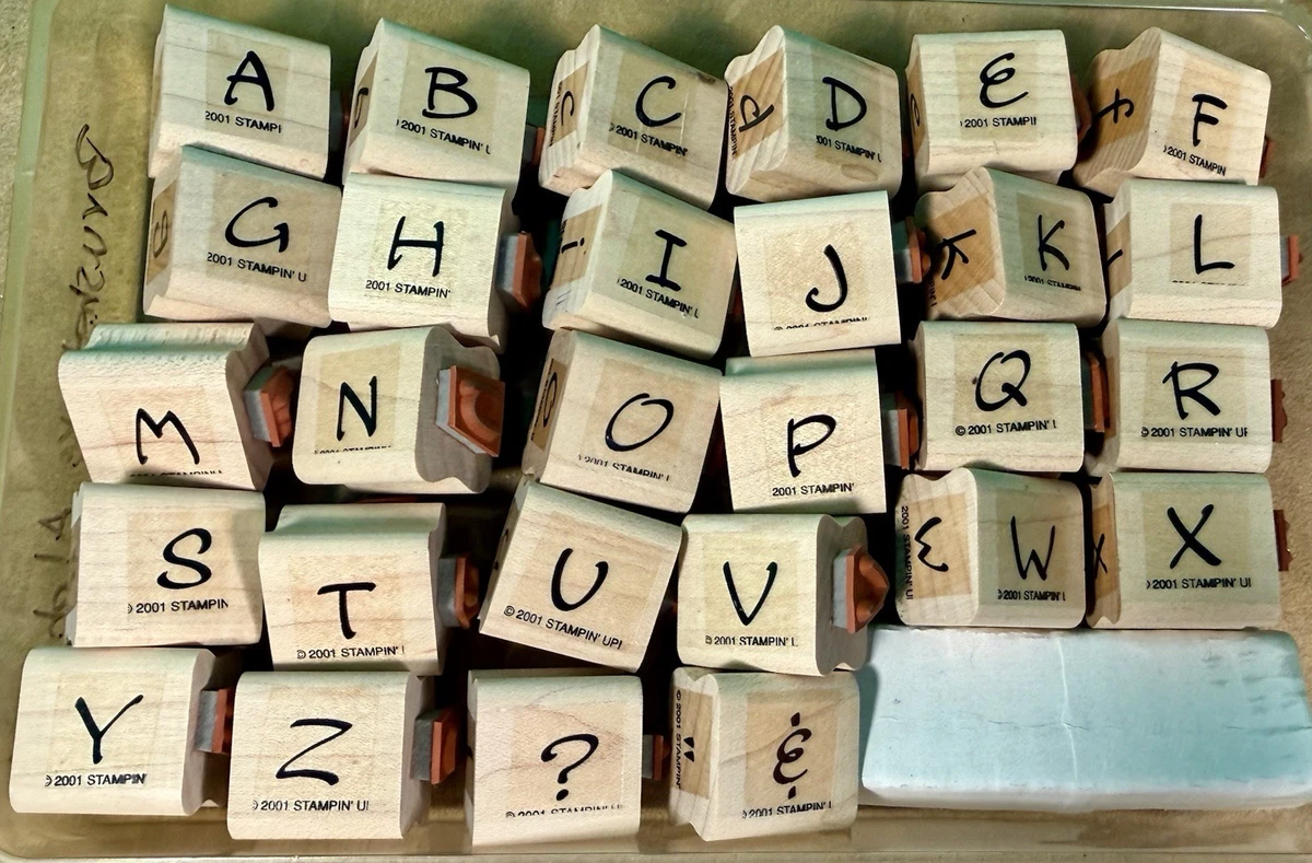 Stampin' Up! Numbers & Letters Craft Stamps for sale - eBay