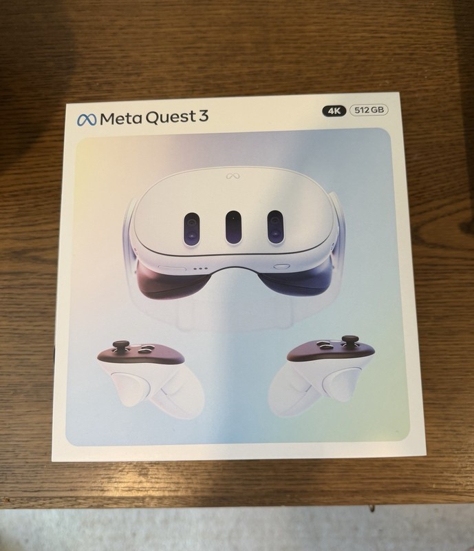 Meta Quest 3 512GB VR Headset White New Sealed In Box Unopened 4K