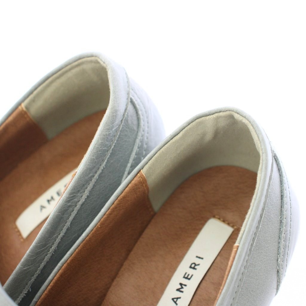 Ameri Vintage Loafers Pumps Square Toe Chunky Hee… - image 5