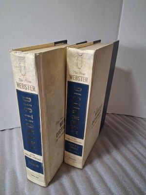 New Webster Dictionary of the English Language International Edition 1970 2 Vols