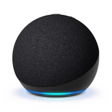 All-New Echo Dot 5th Gen, 2022 release  Smart speaker with Alexa  Charcoal